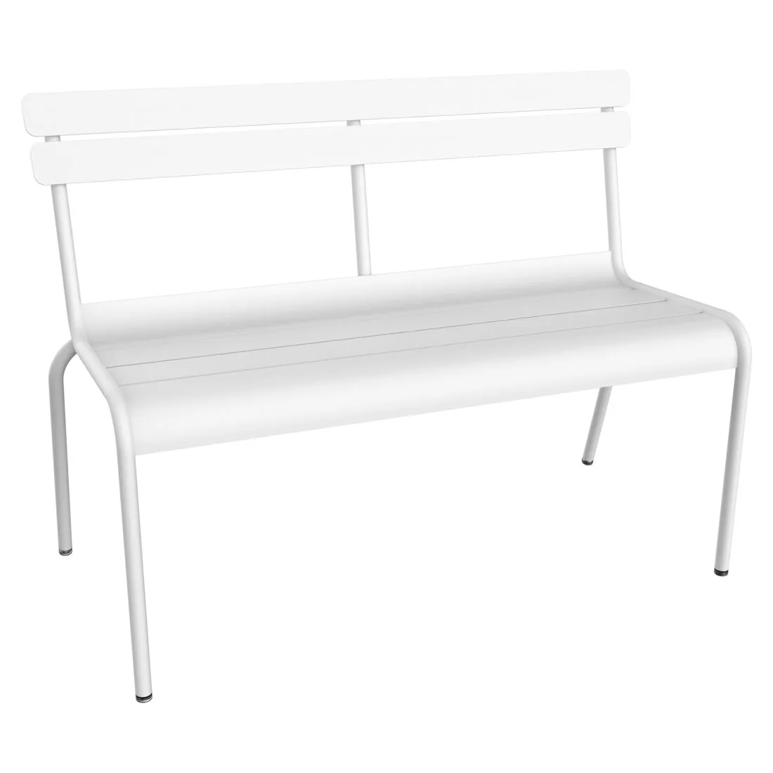 Fermob Luxembourg LUXEMBOURG BANC A DOSSIER 23 PLACES Blanc Coton